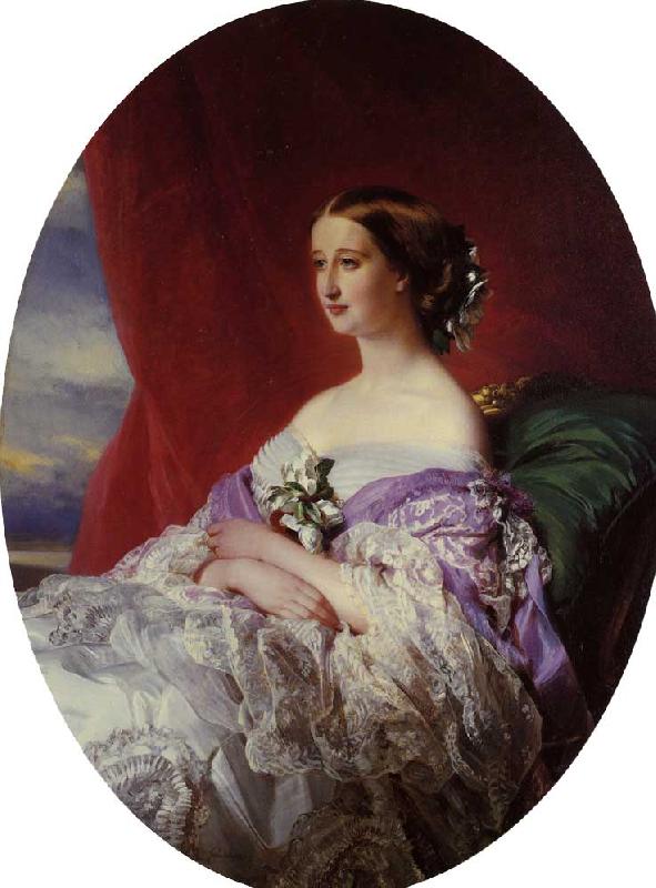 Franz Xaver Winterhalter The Empress Eugenie Sweden oil painting art